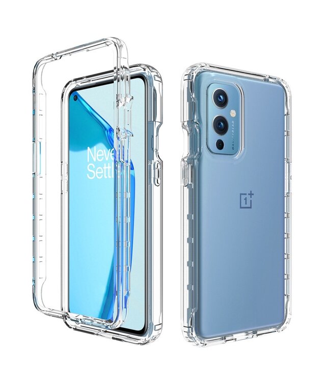 Doorzichtig 2 in 1 Hybrid Hoesje voor de OnePlus 9