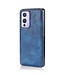 DG.Ming DG.Ming Blauw 2 in 1 Bookcase Hoesje voor de OnePlus 9