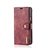 DG.Ming DG.Ming Rood 2 in 1 Bookcase Hoesje voor de OnePlus 9