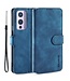 DG.Ming DG.Ming Blauw Vintage Bookcase Hoesje voor de OnePlus 9