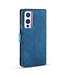 DG.Ming DG.Ming Blauw Vintage Bookcase Hoesje voor de OnePlus 9