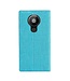 Vili DMX VILI DMX Blauw Cross Textuur Bookcase Hoesje voor de Nokia 5.3