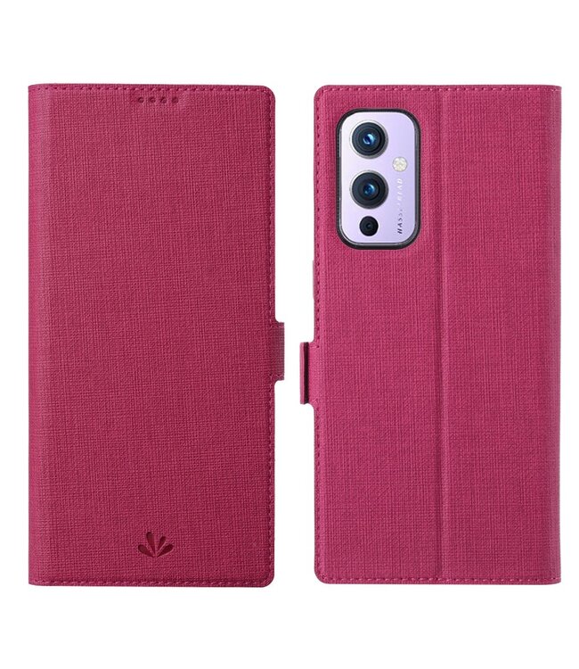 Vili DMX VILI DMK Roze Bookcase Hoesje voor de OnePlus 9