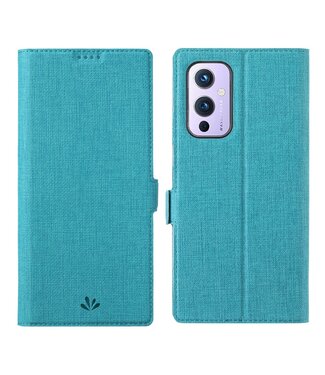 Vili DMX Blauw Bookcase Hoesje OnePlus 9