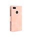 Roze Pasjeshouder Bookcase Hoesje voor de Motorola Moto E6 Play