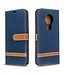 Blauw Jeans Bookcase Hoesje voor de Nokia 6.2 / Nokia 7.2