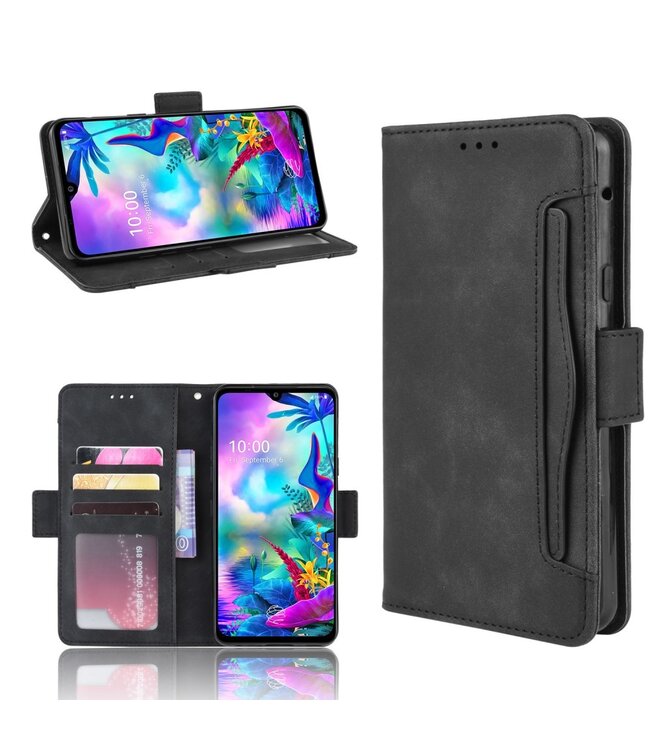 Zwart Bookcase Hoesje voor de LG G8X ThinQ