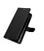 Zwart Lychee Bookcase Hoesje voor de Motorola Moto G9 Play