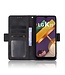 Zwart Wallet Bookcase Hoesje voor de LG K22