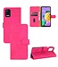 Roze Effen Bookcase Hoesje voor de LG K52