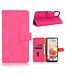 Roze Effen Bookcase Hoesje voor de LG K42