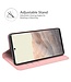 Rosegoud Skin Touch Bookcase Hoesje voor de Google Pixel 6