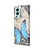Blauwe Vlinder Bookcase Hoesje voor de OnePlus Nord 2