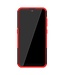 Rood Banden Profiel Kickstand Hybrid Hoesje voor de Nokia 2.3