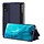 Blauw Venster Bookcase Hoesje voor de Honor 9X Lite