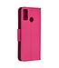 Roze Lychee Bookcase Hoesje voor de Honor 9X Lite