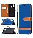 Blauw Jeans Bookcase Hoesje voor de Honor 9X Lite