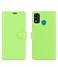 Groen Lychee Bookcase Hoesje voor de Honor 9X Lite