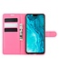 Roze Lychee Bookcase Hoesje voor de Honor 9X Lite