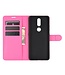 Roze Lychee Bookcase Hoesje voor de Nokia 2.4