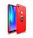 Rood Ring Kickstand TPU Hoesje voor de Huawei Y6 (2019)