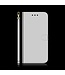 Zilver Spiegel Bookcase Hoesje voor de Huawei P Smart (2021)
