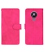 Roze Elegant Bookcase Hoesje voor de Nokia 3.4