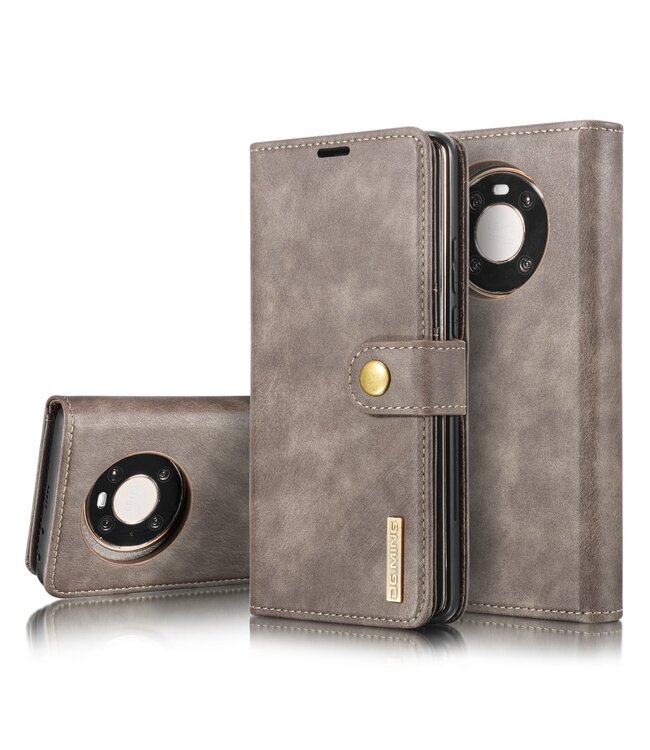 DG.Ming DG.Ming Grijs 2 in 1 Wallet Bookcase Hoesje voor de Huawei Mate 40 Pro