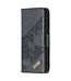 Zwart Krokodillen Bookcase Hoesje voor de Huawei P50