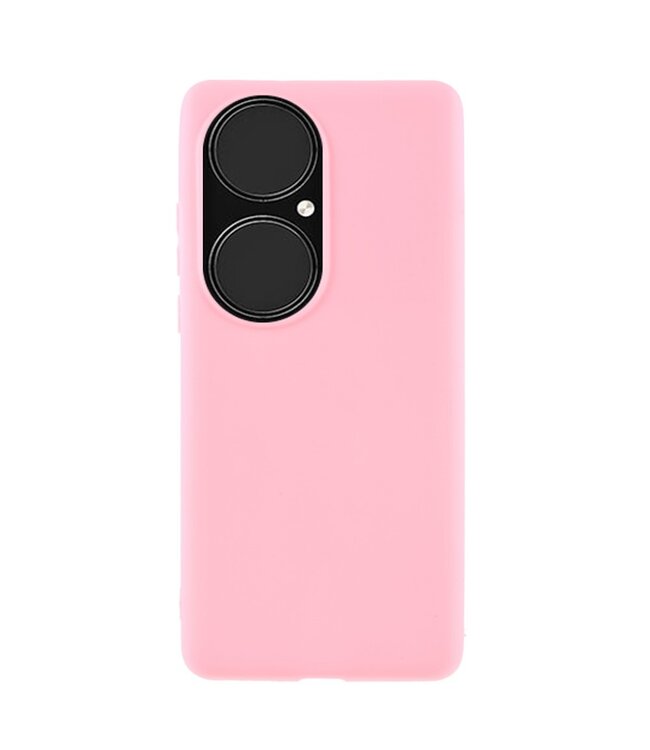 Roze Mat TPU Hoesje voor de Huawei P50 Pro