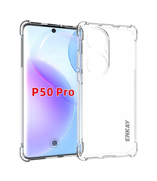 Enkay Enkay Transparant TPU Hoesje voor de Huawei P50 Pro