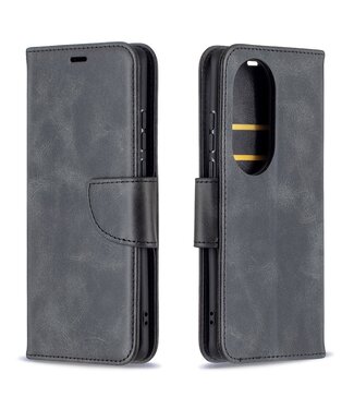 Zwart Bookcase Hoesje Huawei P50 Pro