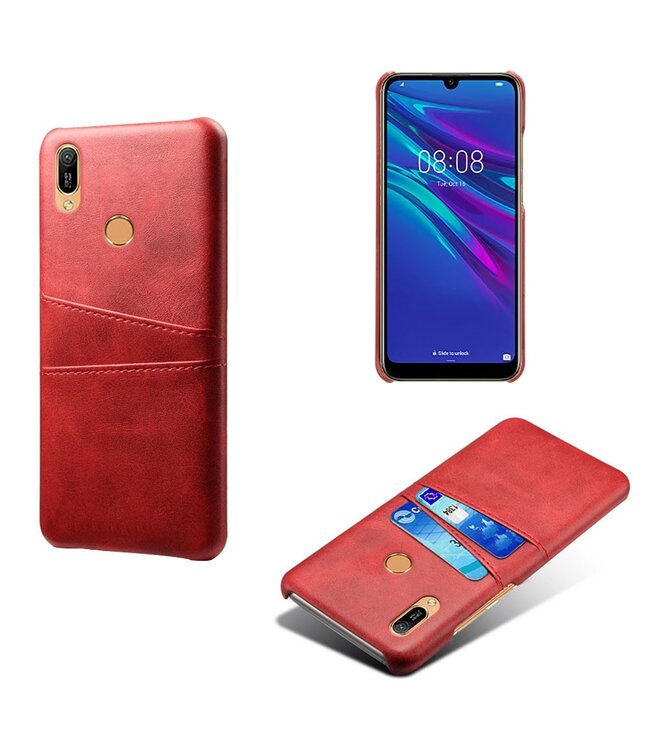 Rood Red Hoesje voor de Huawei Y6 (2019)