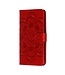 Rood Mandala Bookcase Hoesje voor de Huawei Y7 (2019)