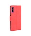 Rood Pasjeshouder Bookcase Hoesje voor de Huawei Y9s