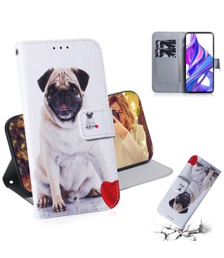 Hond Bookcase Hoesje Huawei Y9s