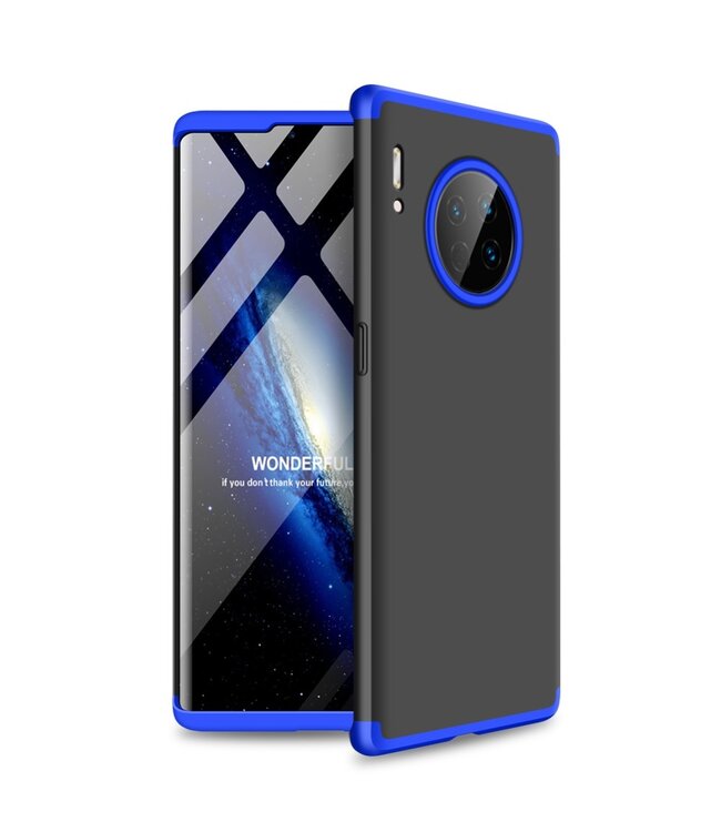 GKK GKK Blauw / Zwart Mat Hardcase Hoesje voor de Huawei Mate 30 Pro