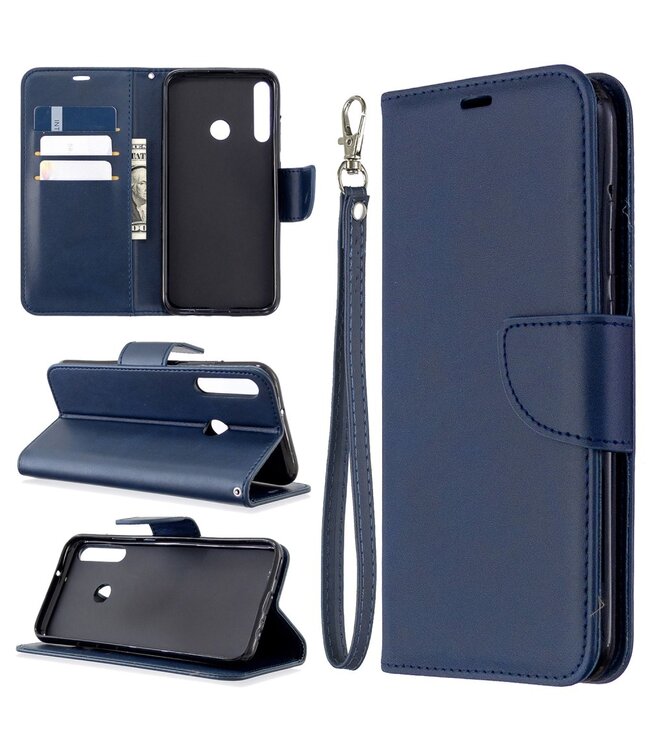 Blauw Jeans Bookcase Hoesje voor de Huawei P40 Lite E