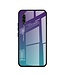 Paars / Blauw Gradient Hardcase Hoesje voor de Samsung Galaxy A90