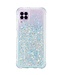 Zilver Glitter TPU Hoesje voor de Samsung Galaxy A12