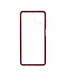 Rood Dubbelzijdig Metaal Hoesje voor de Samsung Galaxy A12