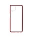 Rood Dubbelzijdig Metaal Hoesje voor de Samsung Galaxy A12