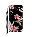 Bloemen Bookcase Hoesje voor de Samsung Galaxy A12