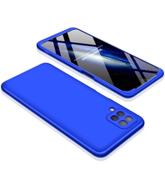 GKK Blauw Mat Hardcase Hoesje Samsung Galaxy A12
