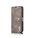 DG.Ming Grijs 2 in 1 Wallet Bookcase Hoesje voor de Samsung Galaxy A12