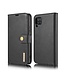 DG.Ming Zwart 2 in 1 Wallet Bookcase Hoesje voor de Samsung Galaxy A12