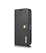 DG.Ming Zwart 2 in 1 Wallet Bookcase Hoesje voor de Samsung Galaxy A12