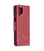 Rood Stijlvol Wallet Bookcase Hoesje voor de Samsung Galaxy A12