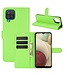 Groen Lychee Bookcase Hoesje voor de Samsung Galaxy A12