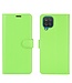 Groen Lychee Bookcase Hoesje voor de Samsung Galaxy A12